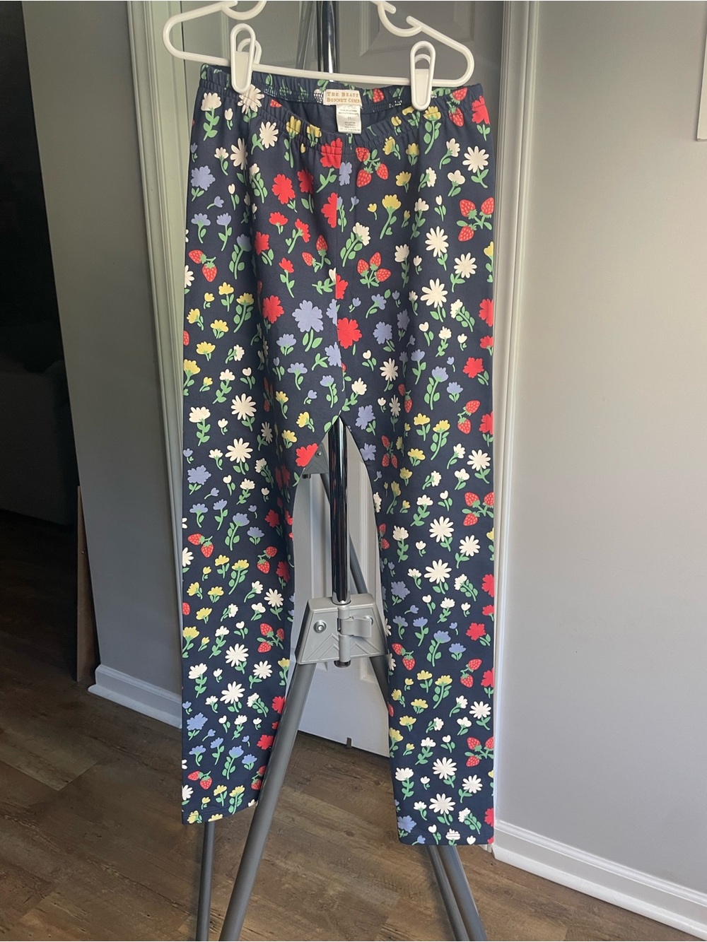 The Beaufort Bonnet Company Navy Floral Stretch Leggings